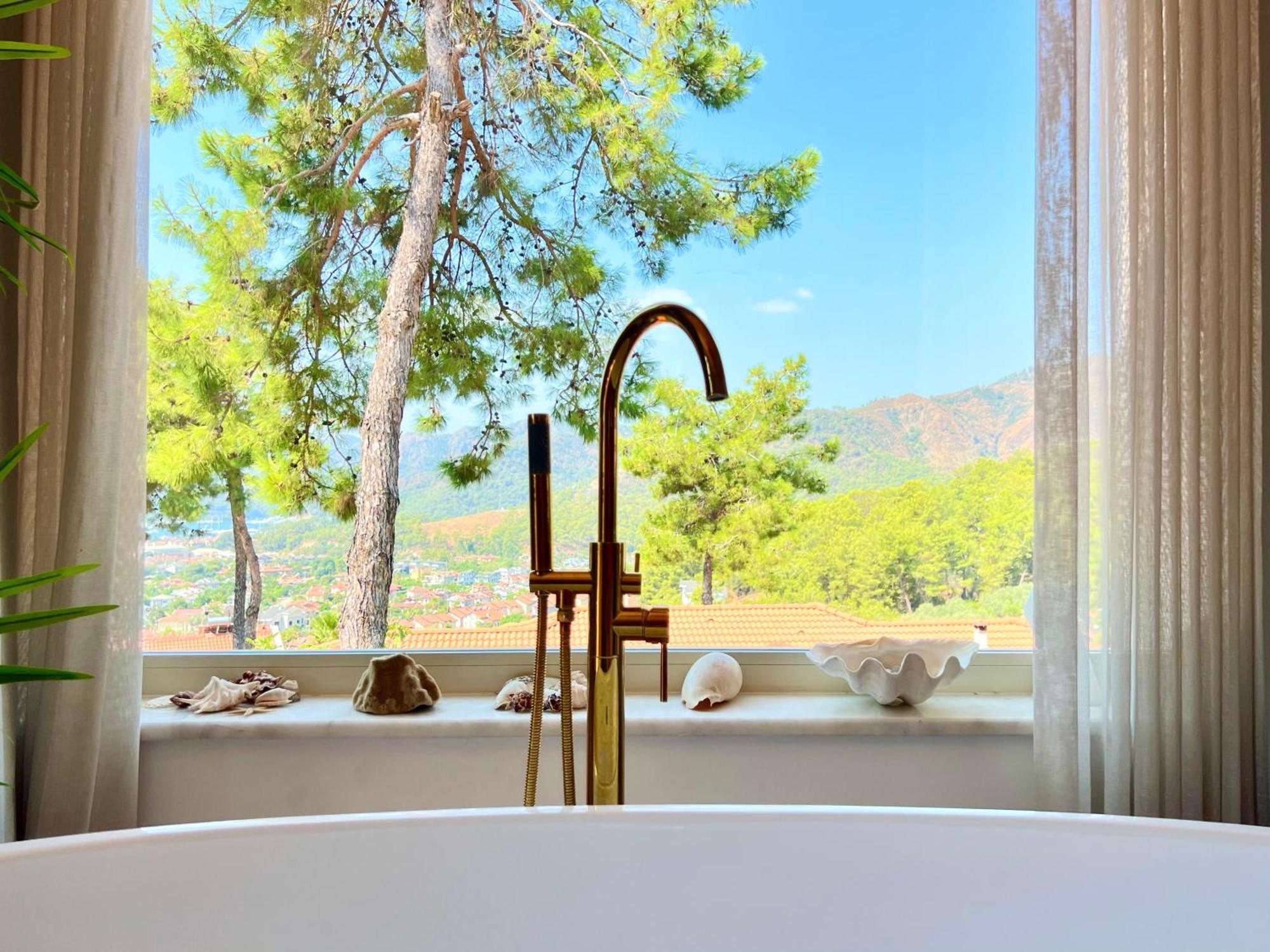 Villa Storm - Very Stylish Villa W/Pool & Garden In Gocek Hills Fethiye Ngoại thất bức ảnh