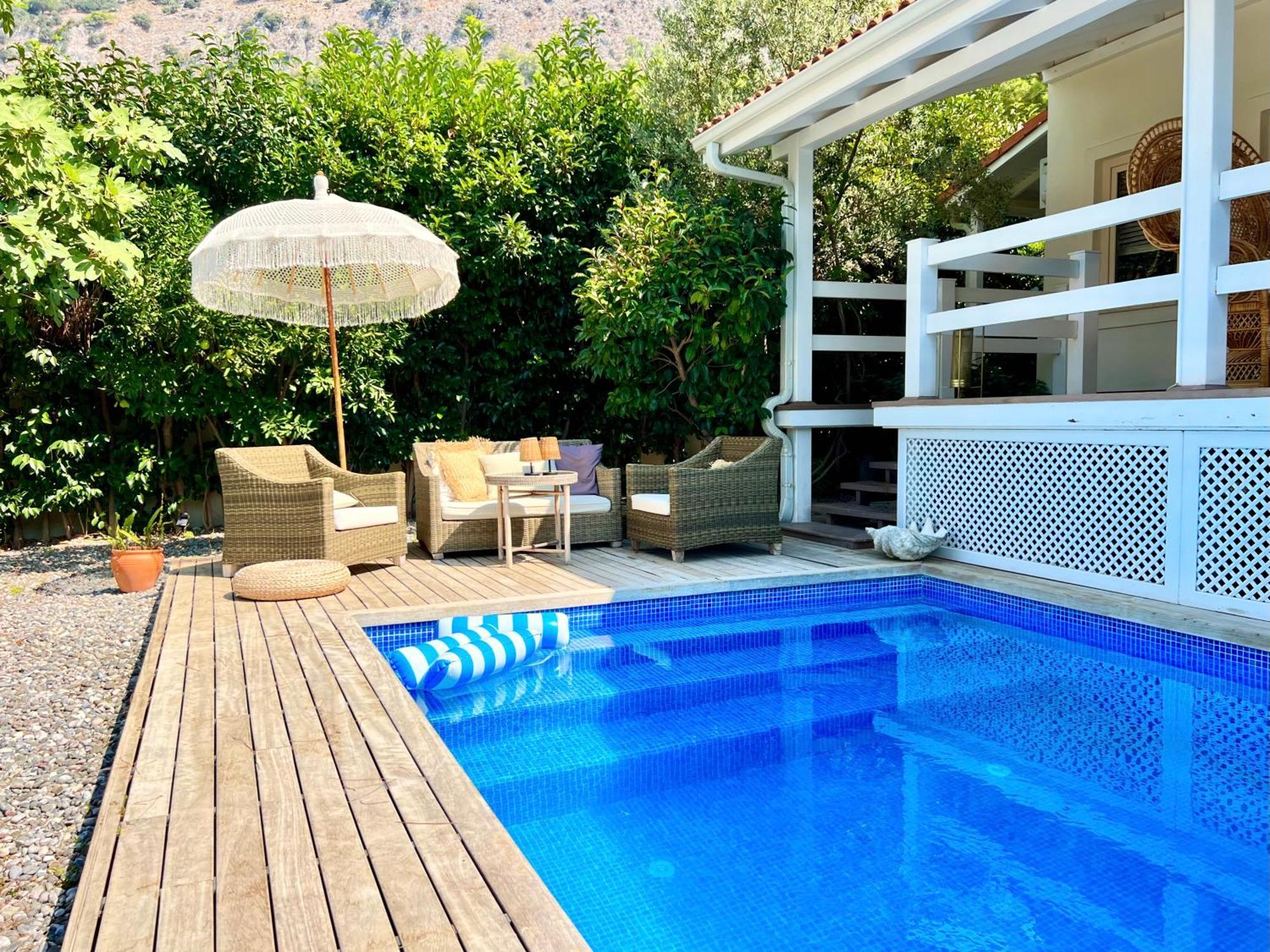 Villa Storm - Very Stylish Villa W/Pool & Garden In Gocek Hills Fethiye Ngoại thất bức ảnh